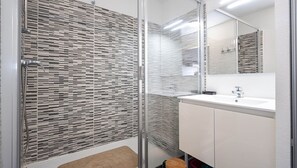 Shower, hair dryer