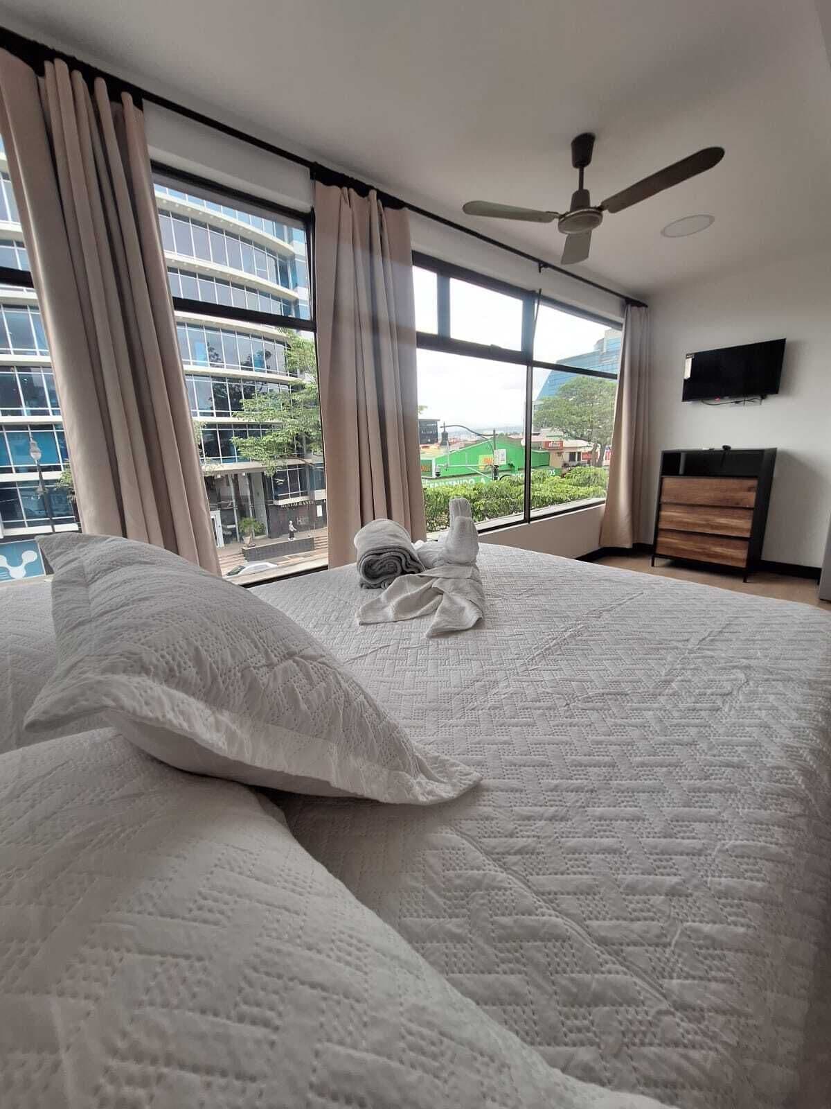 Standardværelse - byudsigt | Gratis Wi-Fi