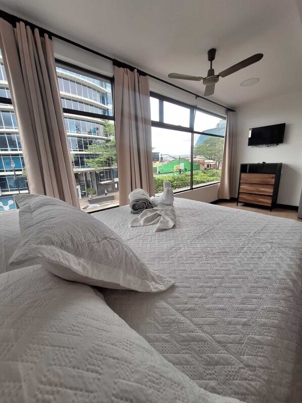 Standaard kamer, uitzicht op de stad | Gratis wifi