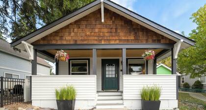Your Basecamp in Whitefish: Cozy Home, Fenced Yard, Deck, Steps to Town
