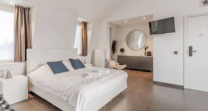 Luxury two-room suite with balcony near city center