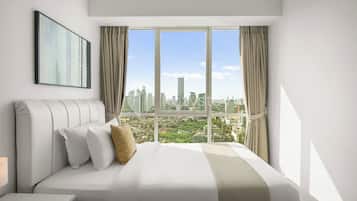 Apartment, 2 Bedrooms, City View | 2 bedrooms, iron/ironing board, free WiFi