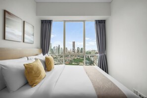 Apartment, 2 Bedrooms, City View | 2 bedrooms, iron/ironing board, free WiFi