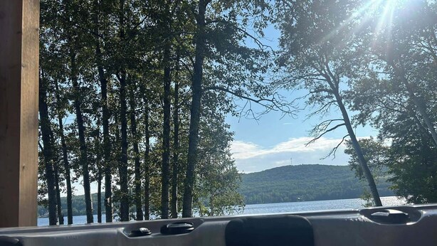 Utendørs boblebad