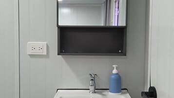 Towels, soap, toilet paper