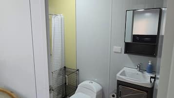 Towels, soap, toilet paper