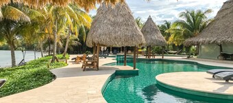 Tropical getaway with modern amenities, wildlife viewing and beach club