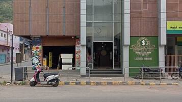 Façana frontal de l'allotjament