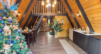 Africa787 | A-Frame Wood House W/Pool @ Lajas