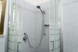 Shower, hair dryer