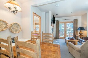 TV, fireplace - Mountain Village Getaway with Pool & Hot Tub (Mountain Village)
