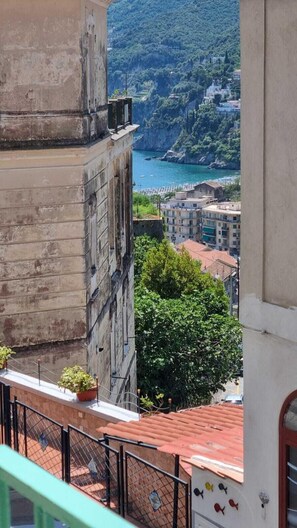 Comfort vierpersoonskamer, balkon, uitzicht op zee | Uitzicht vanaf balkon