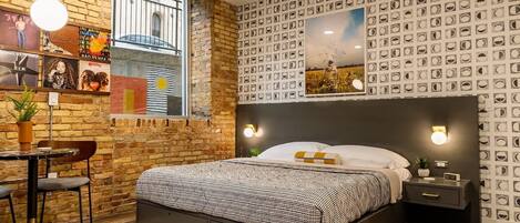 2 chambres, fer et planche à repasser, Wi-Fi, draps fournis