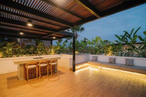 Terrace/patio - 3-bedroom Aquamarine villa in awesome Bali with Private Pool (Bali)