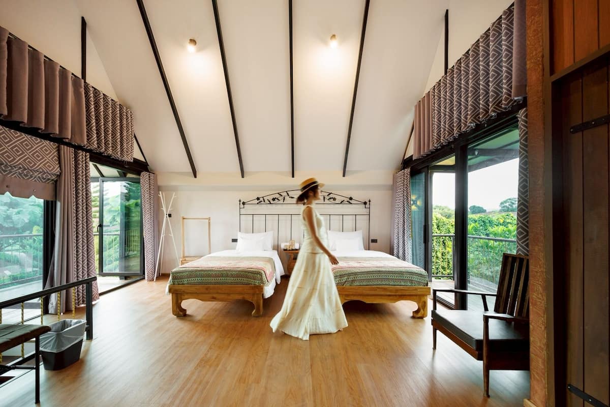 Family Villa, Balcony, Garden View