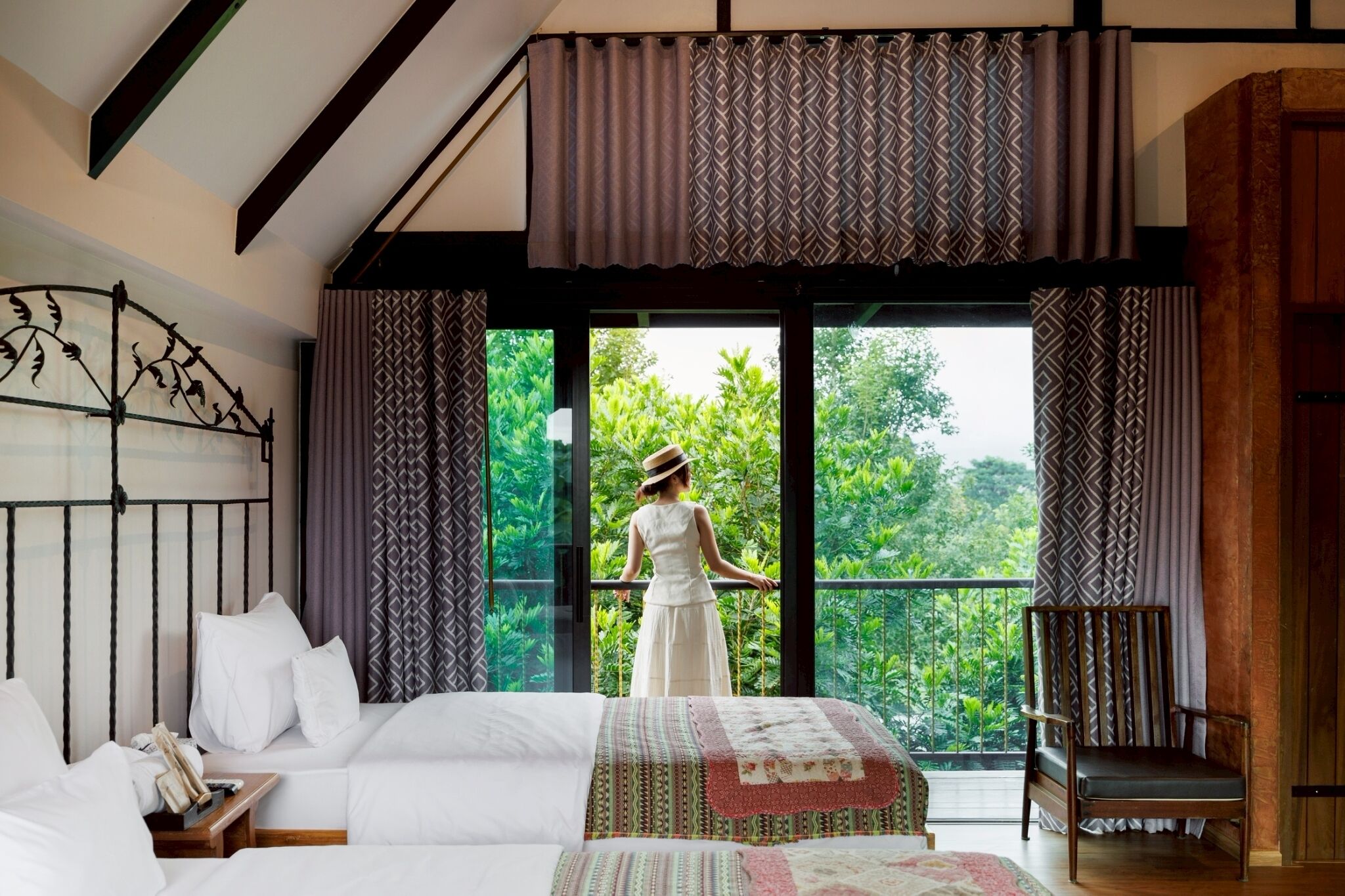 Villa Familiale, balcon, vue jardin