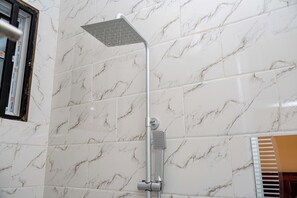 Towels, soap, toilet paper