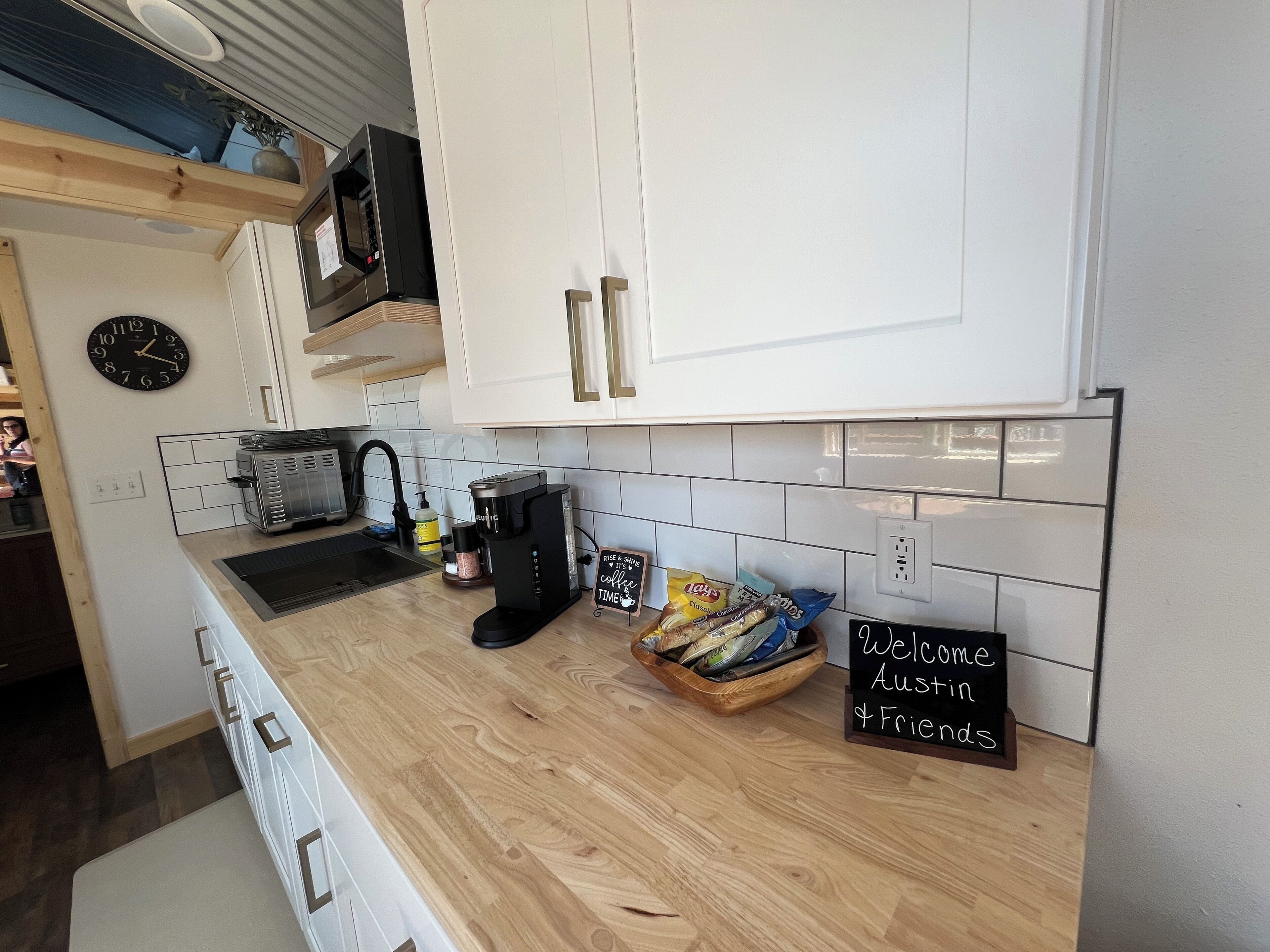 Microondas, horno y parrilla de estufa 