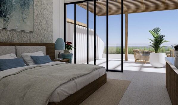 4 bedrooms, iron/ironing board, free WiFi, bed sheets - A Sanctuary of Soulful Stillness (Cemagi)