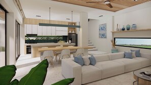 Área de sala de estar