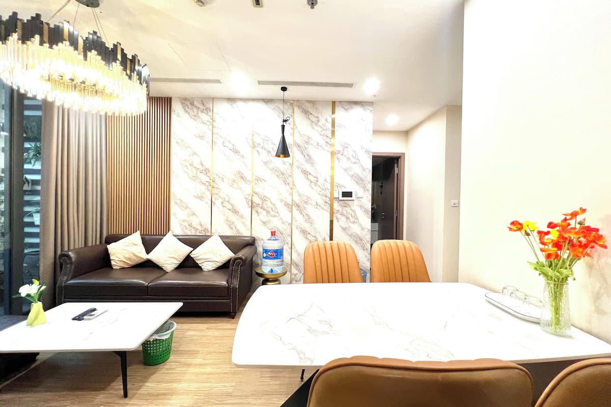 Appartamento Luxury, 2 camere da letto, vista città | 2 camere, biancheria da letto di alta qualità, con stile personalizzato
