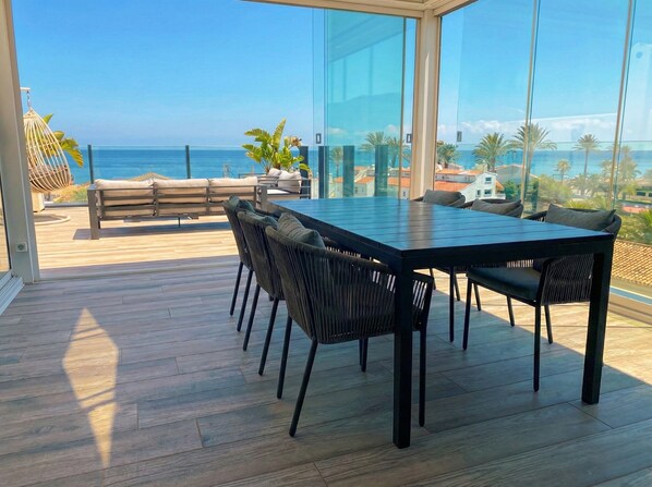 Dining - Luxury penthouse on the beach with pool - holaVivienda (Dénia)