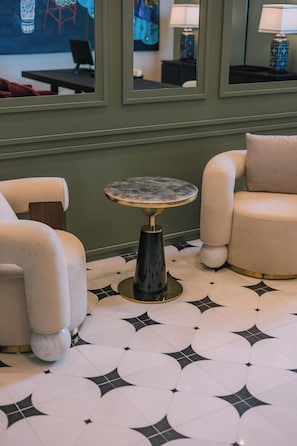 Lobby sitting area