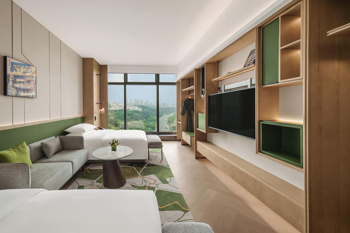 Superior-Doppelzimmer, Stadtblick | 1 Schlafzimmer, Verdunkelungsvorhänge, Bügeleisen/Bügelbrett