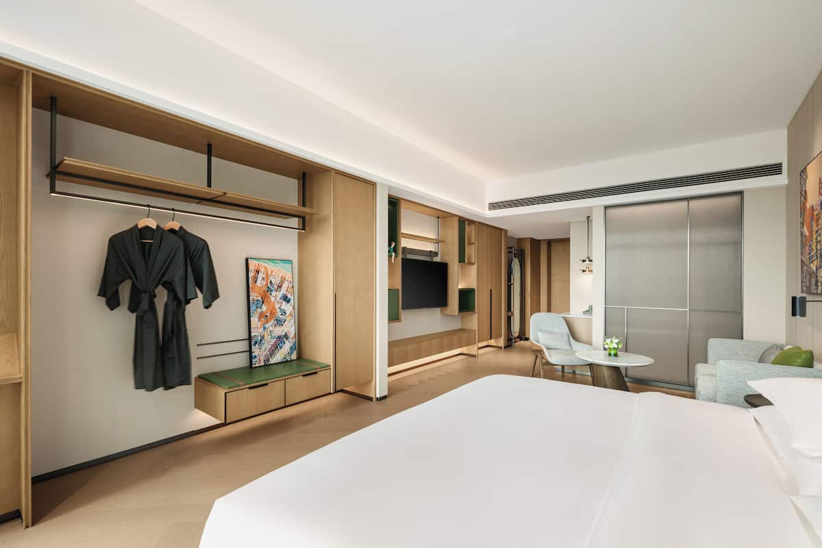 Premier-Einzelzimmer, Stadtblick | 1 Schlafzimmer, Verdunkelungsvorhänge, Bügeleisen/Bügelbrett