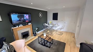 House | Living area | Fireplace
