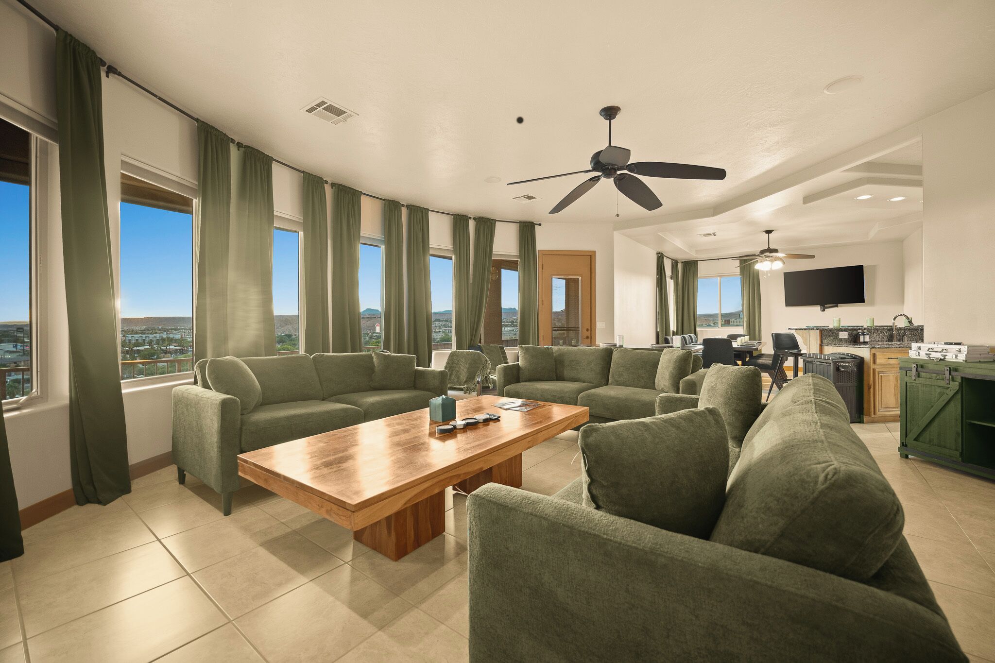 TV connectée, cheminée