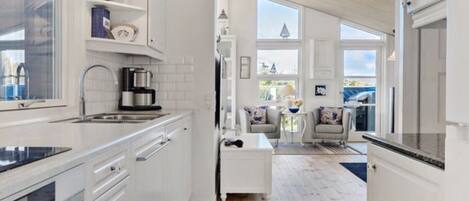 Fridge, oven, dishwasher, electric kettle