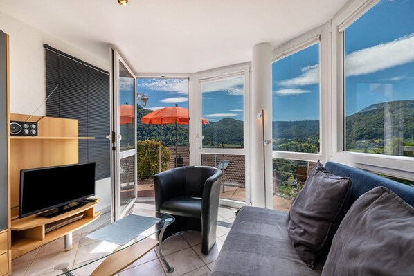 TV, DVD player, table tennis, stereo