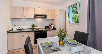 Ferienwohnung 'Talblick' mit Bergblick, privater Terrasse und Wi-Fi