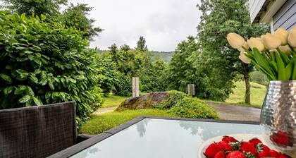 Appartement "Talblick" avec vue sur les montagnes, terrasse privée et Wi-Fi