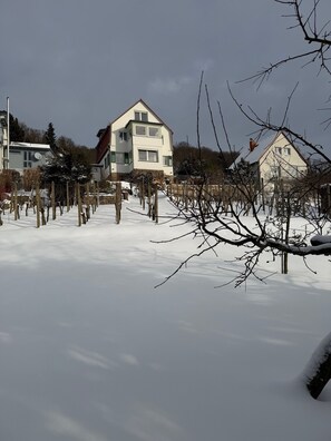 Property grounds - Holiday Home 'Weitblick' with Mountain View, Private Terrace and Wi-Fi (Dresden)