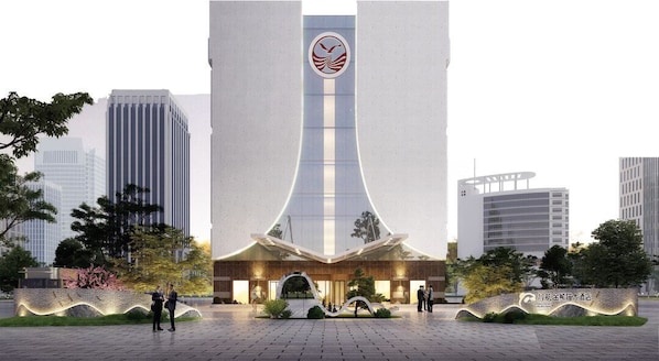 Façade de l’hébergement