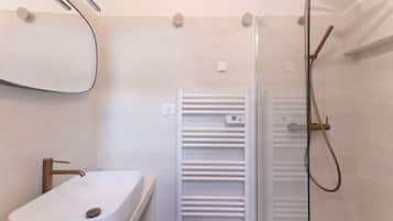 Shower, hair dryer