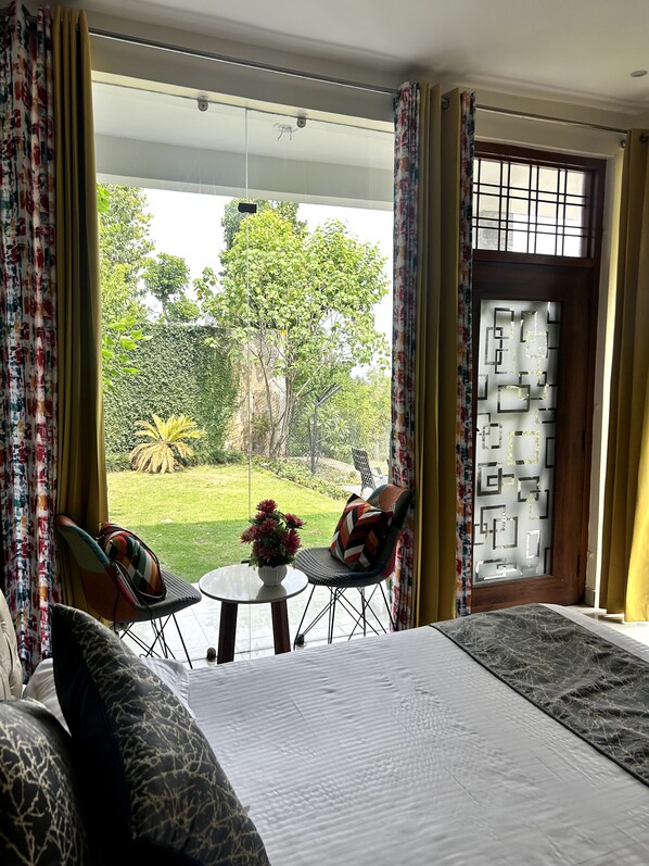 Quarto casal superluxo, vista para a montanha | Wi-Fi de cortesia