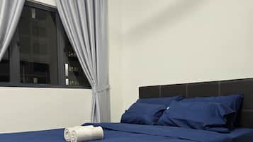 3 間睡房、遮光窗簾/窗簾、隔音、熨斗/熨衫板