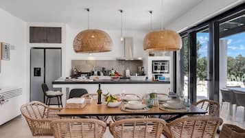 Villa familiare, 4 camere da letto, piscina privata (Villa Tartaruga Luxury With Pool) | Pasti