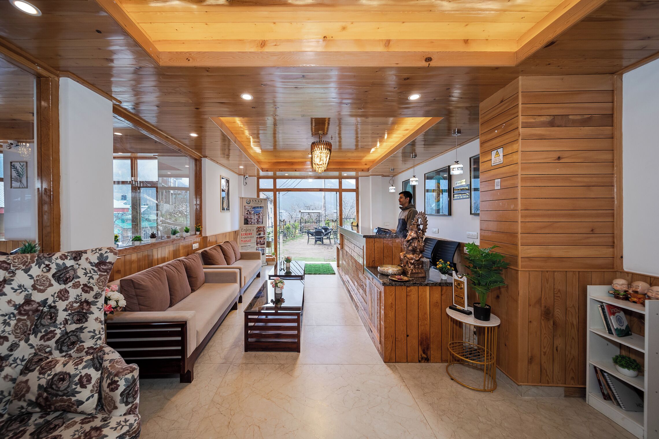 Lobby sitting area
