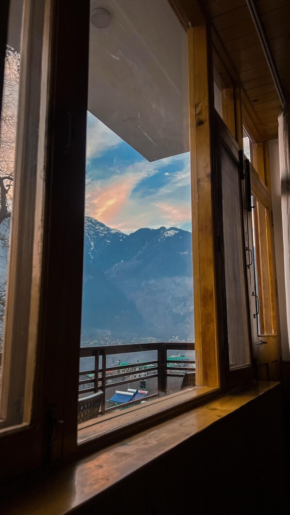 Uitzicht vanuit accommodatie