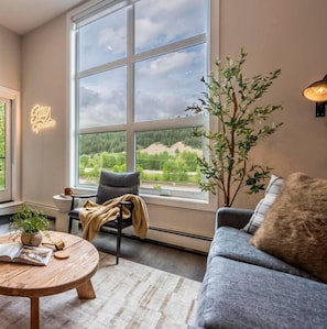Smart TV, books, stereo, offices