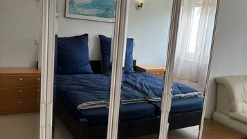 2 soverom, strykejern/-brett, wi-fi og sengetøy