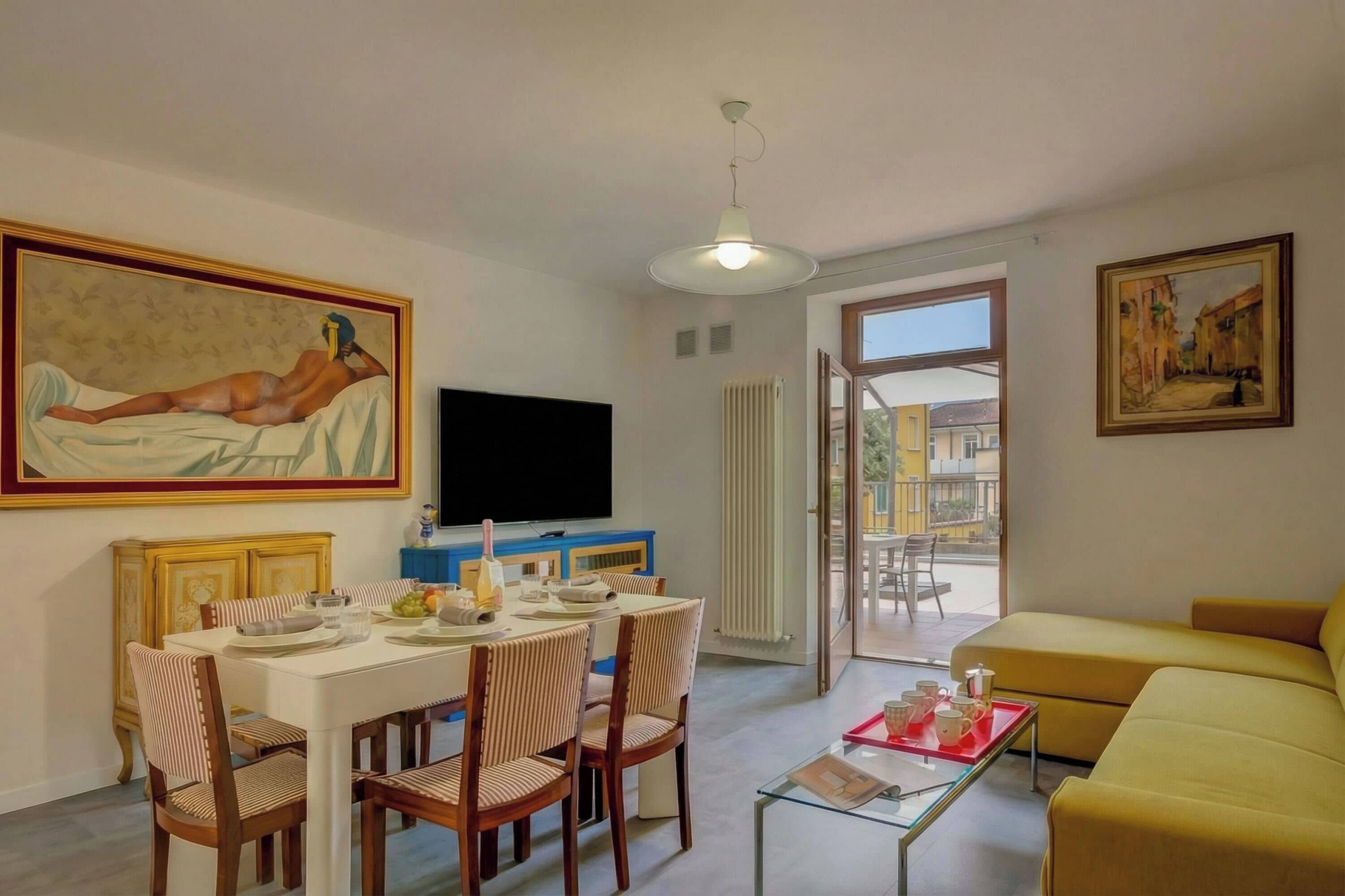家庭公寓, 2 間臥室, 2 間浴室 (Boutique Terrace Apartment In The) | 起居區