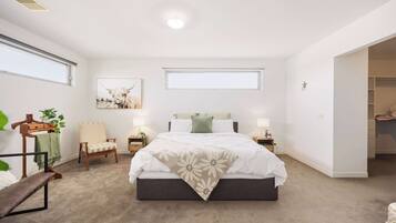 5 bedrooms, iron/ironing board, travel cot, WiFi