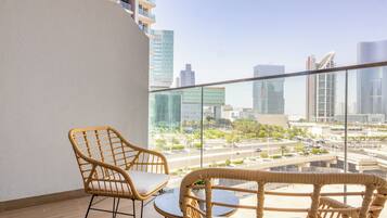 Studio Deluxe, balcon, vue ville | Balcon