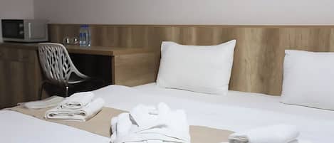 Standard Double Room, City View | Premium bedding, minibar, in-room safe, individually decorated