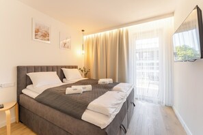 Apartment, Blick auf den Innenhof